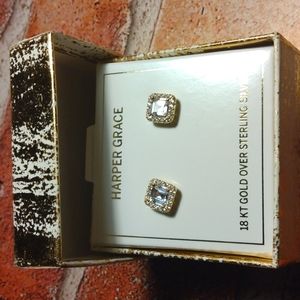 Harper Grace 18kt Gold over Sterling Silver  Studs
